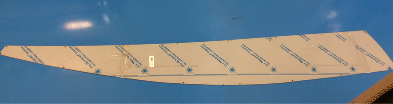 Kenworth T660/T680 curved fuel tank fairing trims - 1 piece