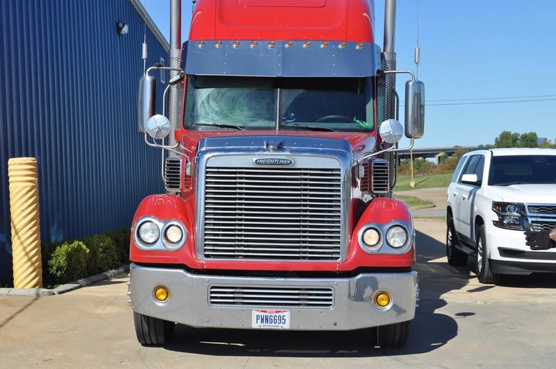 Freightliner Coronado -2010 stainless steel bug deflector