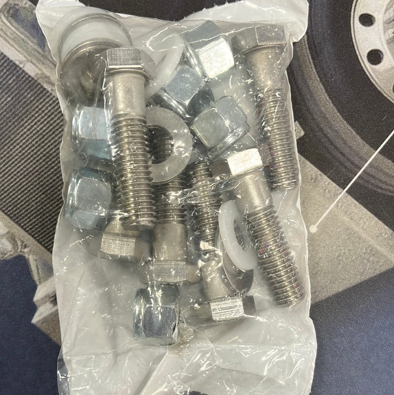 Stainless steel bumper bolt kit - 6 pieces