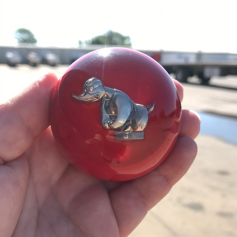 "Rubber Duck" 2.25" diameter round gear shift knob