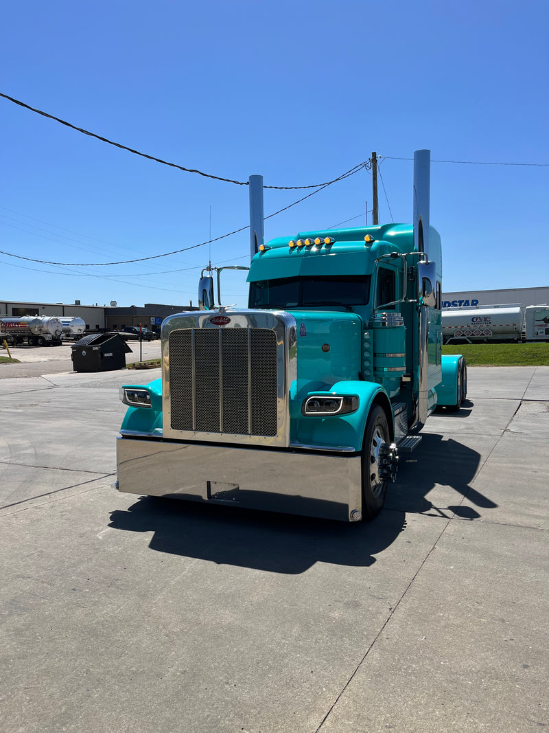 Peterbilt 388/389 / 567 projection-style "Blackout" ALL LED headlight w/turn signal/position bar