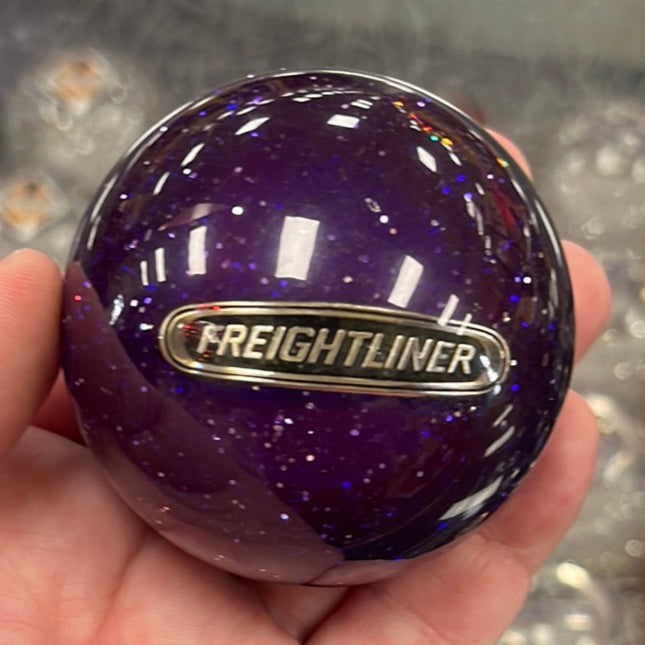 Freightliner logo 2.25" diameter round gear shift knob