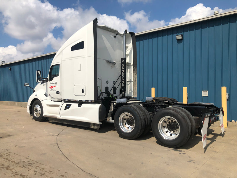Kenworth T680 stainless steel cab, sleeper, + wing extension panel kit w/16 combo style light holes ONLY