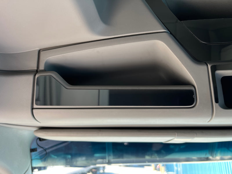 Kenworth T680/T880 stainless steel headliner outer pocket trim - PAIR