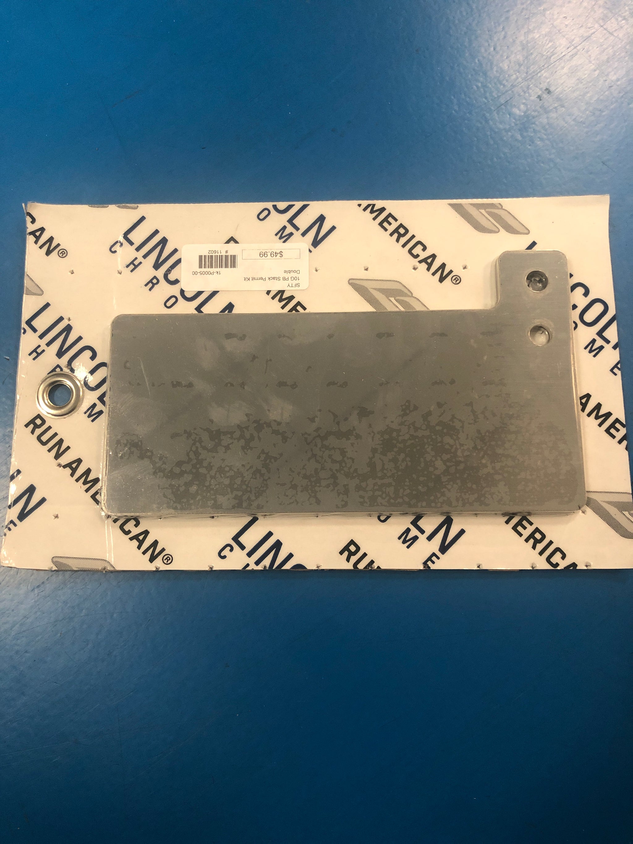 Stainless Steel Permit Panels and Sticker Plates — Empire Chrome