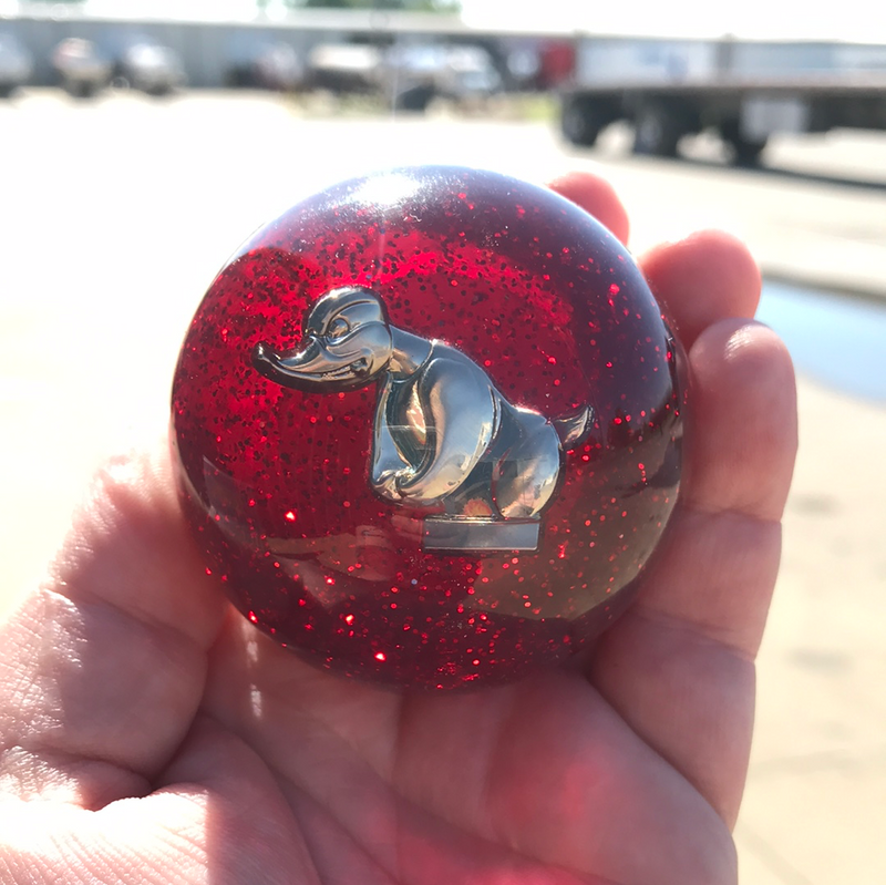 "Rubber Duck" 2.25" diameter round gear shift knob