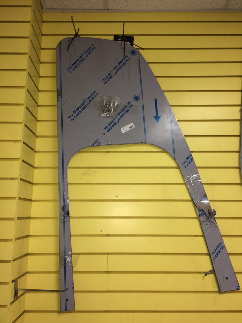 Freightliner Classic/FLD condo stainless steel extra-wide sleeper window trim