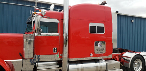 70" Stainless Sleeper Side Window Trim F/ Peterbilt - Pair - Made In USA - Foto 4