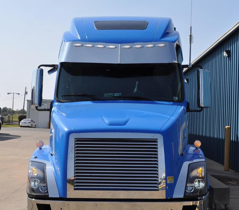 Volvo VNL 2004+ stainless steel louvered grill