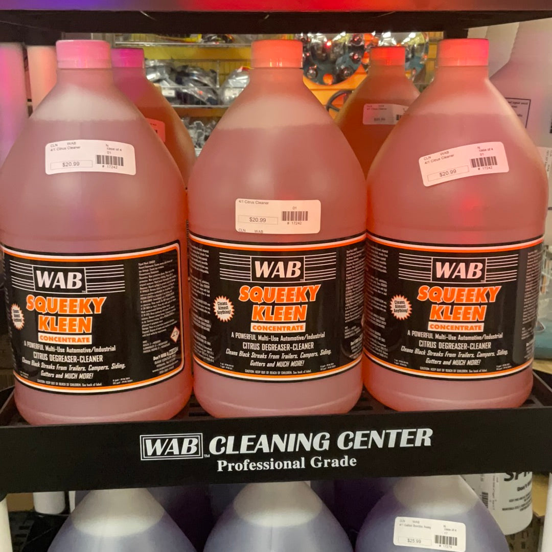 Squeaky Clean citrus degreaser / cleaner gallon jug — Empire Chrome