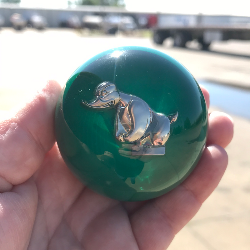 "Rubber Duck" 2.25" diameter round gear shift knob