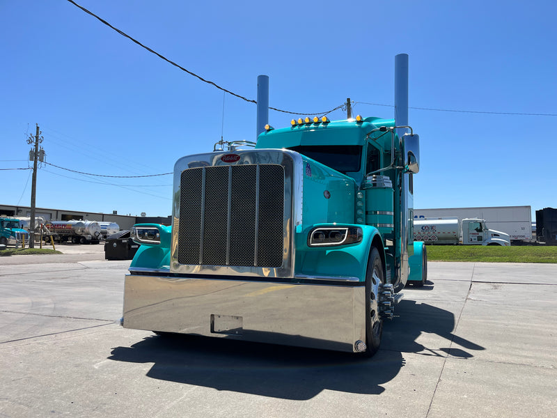 Peterbilt 388/389 / 567 projection-style "Blackout" ALL LED headlight w/turn signal/position bar